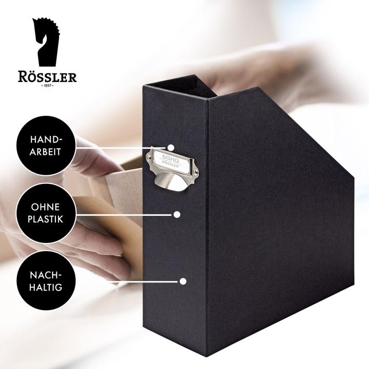 Produktbild Rössler Stehsammler S.O.H.O. Schwarz A4 Schwarz (A4)