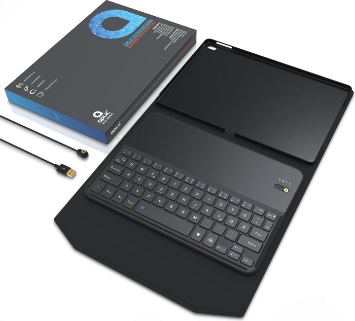 Image du produit Aplic Clavier Bluetooth avec étui en cuir synthétique pour iPad Pro 10,5 pouces (DE, iPad Pro 10.5)