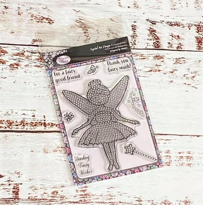 Produktbild Craft Buddy Enchanted Fairy, Crystal Art A6 Stamp Set