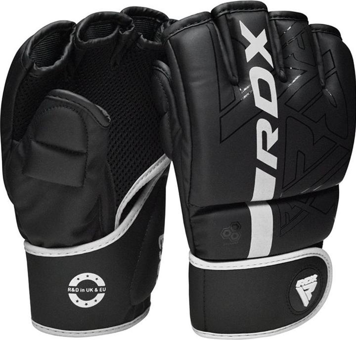 Actual product image Rdx Grappling Gloves F6 Matte White-M (M)