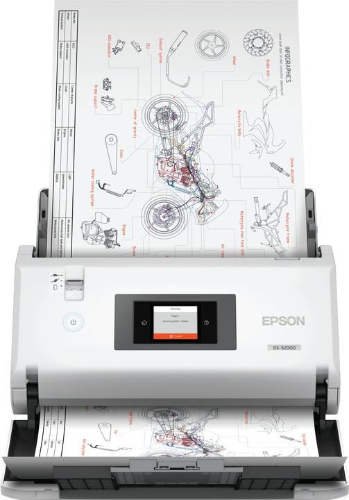 Actual product image Epson WorkForce DS-32000 scanner (USB)