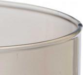 Actual product image Giftdecor glass cylinder vase 15cm diameter x 60cm gray (1 x, 15 x 15 x 60 cm)