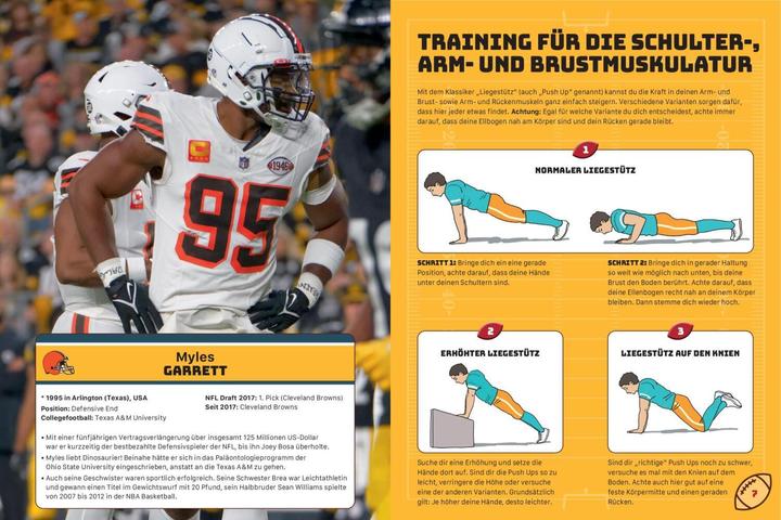 Produktbild American Football - Trainiere wie die NFL-Profis (Deutsch, Schwager & Steinlein Verlag, Hendrik Kranenberg, Sabine Janatschek, Nicole Lindenroth, Jan Stecker, 2024)