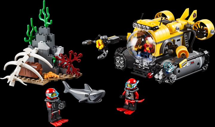 Immagine prodotto LEGO Sottomarino di profondità (60092, LEGO City)