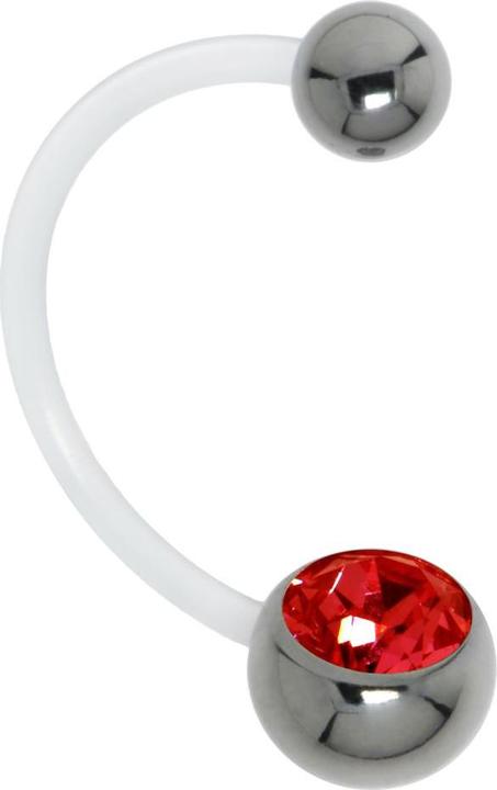 Bijouteria Schwangerschaftspiercing (Bioplast, Titan, Kristall)