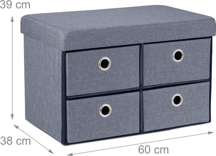 Produktbild Relaxdays Sitzbank (60 cm)