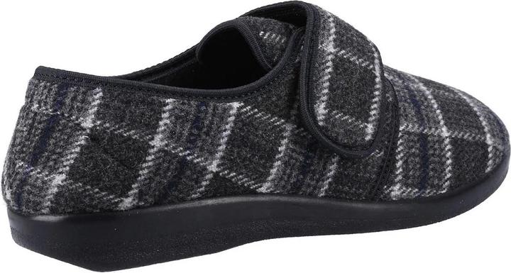 Actual product image GBS Med Mens Gerald Classic Checked Slippers (47)