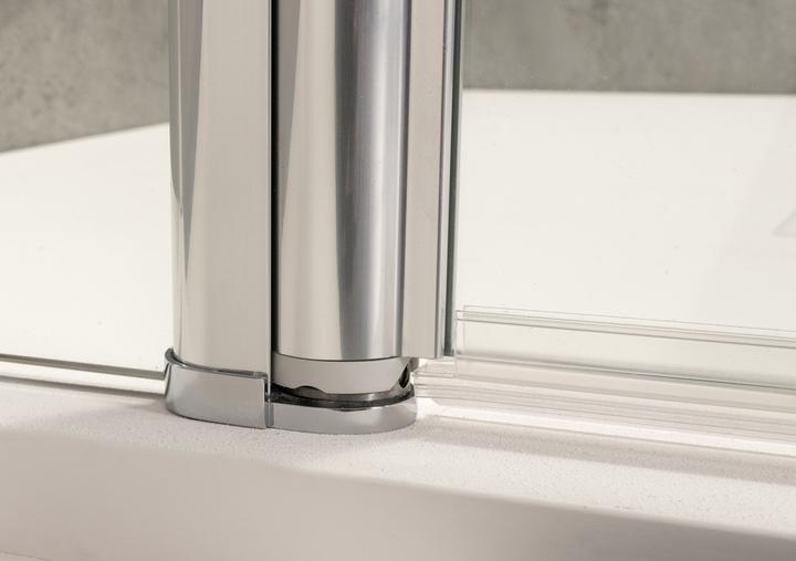 Actual product image Dusbad Shower enclosure / shower enclosure Vital 2 two-part swing door on the right and side panel on the (75 cm, 75 cm)