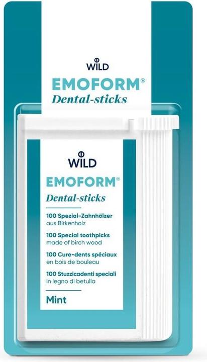 Image du produit Emoform Zahnhölzer mint (100 x)
