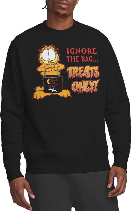 Actual product image Garfield Unisex Adult Treats Only Sweatshirt (S)