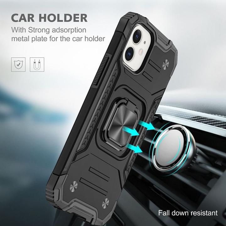 Actual product image König Design Case Mobile Protection for Apple iPhone 12 13 14 Pro Max Outdoor Case Cover Bumper (Apple iPhone 12, Realme 12 Pro+)