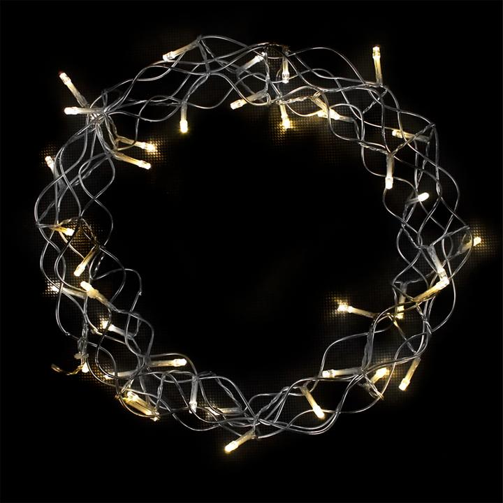 Produktbild Inda-Exclusiv 40 LED Hängekranz / Tischkranz Metall Ø30cm warmweiss
