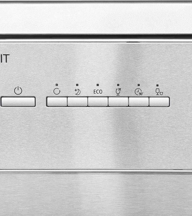 Produktbild Exquisit GSP9614030B inox Standgeschirrspüler 60 cmB