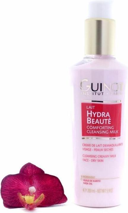 Image du produit Guinot Lait Hydra Confort Lait Nettoyant Confort à l'huile de karité 200ml (Chiffons de nettoyage, 200 ml)