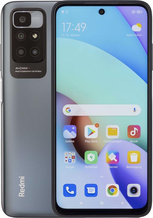 Produktbild Xiaomi Redmi 10 (128 GB, Carbon Gray, 6.85", Dual SIM, 50 Mpx, 4G)