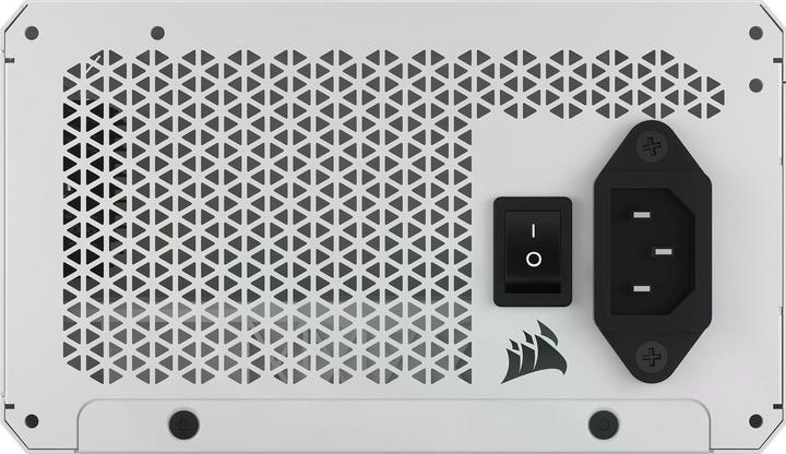 Actual product image Corsair RMx Shift White Series, RM1200x Shift White, 1200 Watt, 80 PLUS GOLD Certified, Fully Modular Power (1200 W)