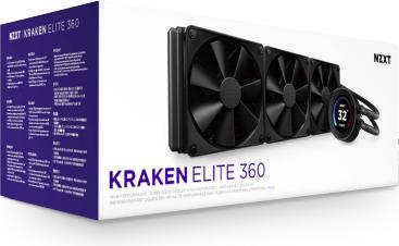Productafbeelding NZXT CPC Kraken Elite 360 Zwart 1700/AM5