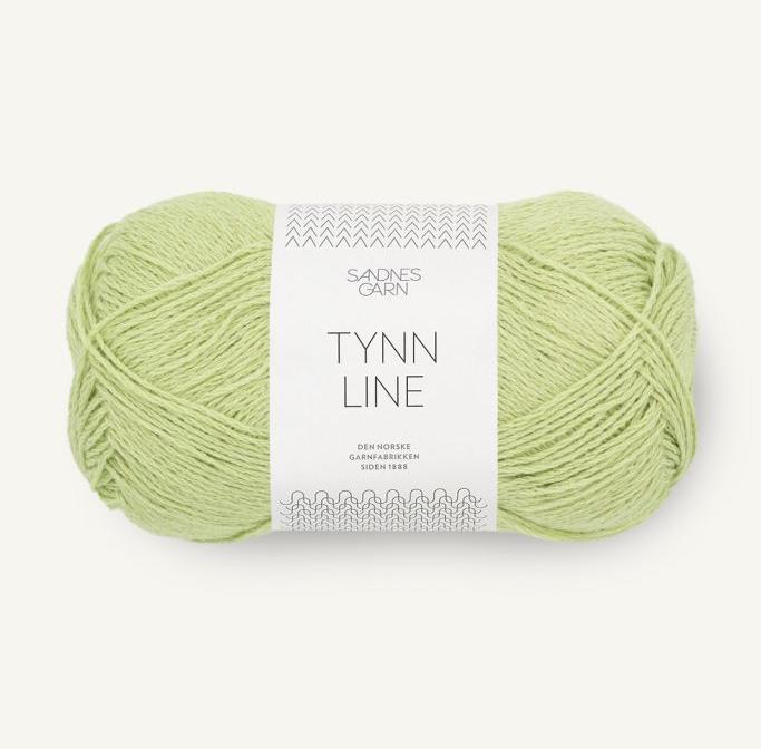 Actual product image Sandnes Garn Tynn Line col. 9523 lime punch ca. 220 m 50 g (220 m)