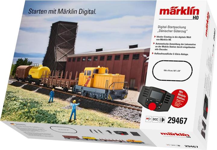 Produktbild Märklin H0 DigitalStartSet Dänischer Güterzug (Spur H0)