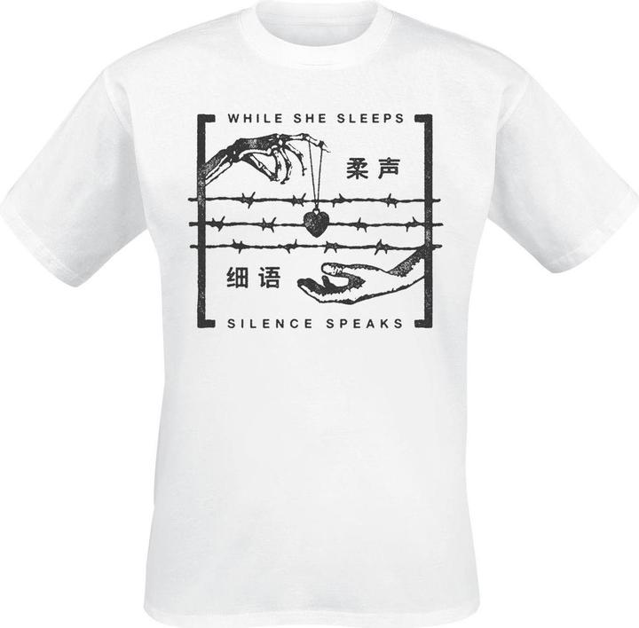 Image du produit While She Sleeps Silence Speaks TShirt (L)