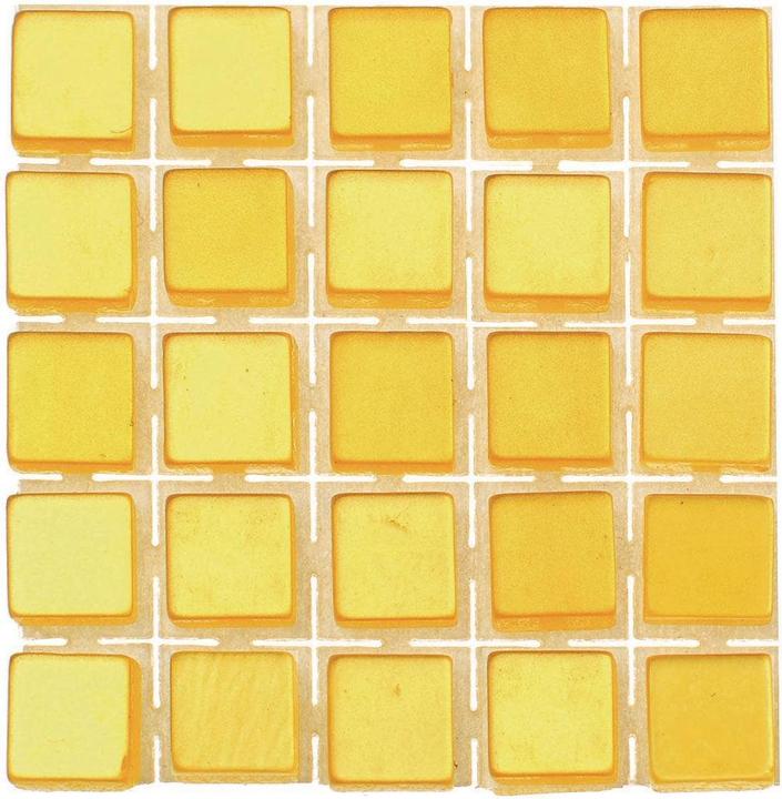 Actual product image Glorex Mosaic stones self-adhesive yellow
