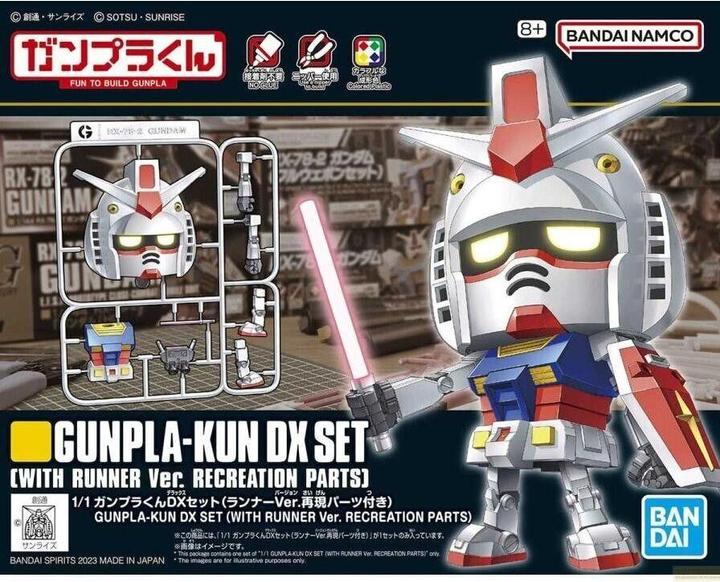 Immagine prodotto Bandai GUNDAM - Set 1/1 Gunpla-Kun DX (con versione Runner) - Model Kit