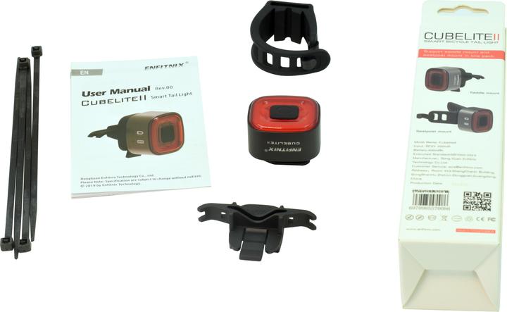 Image du produit Enfitnix Cubelite II Smart Tail Light (30 lm, 30 lm)