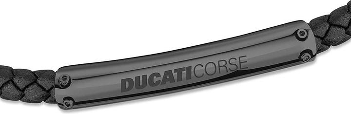 Image du produit Ducati Bracelet Vittoria (22 cm, Acier inoxydable, Cuir)