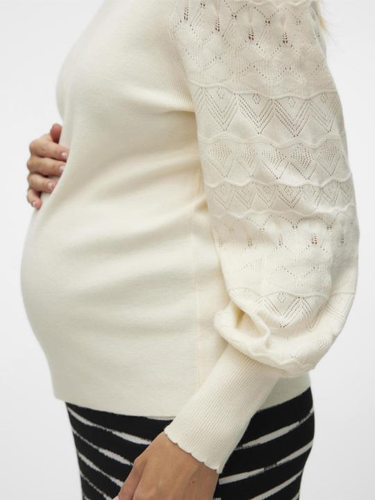 Actual product image Vero Moda Maternity Regular fit High neck Balloon sleeves Pullover Knitted top (XS)