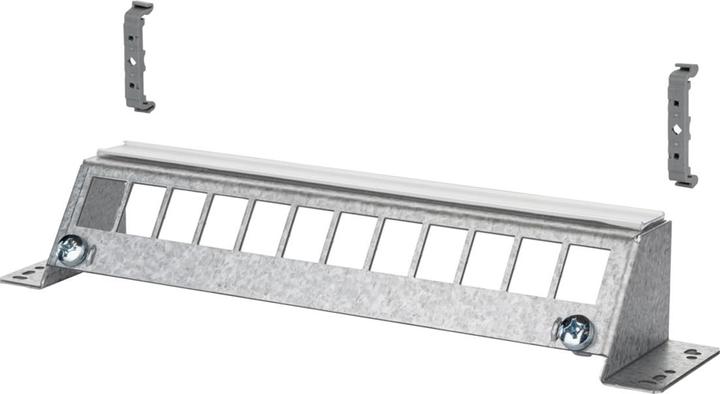 Actual product image Metz Connect SmartConnect patch panel 12 port keystone, unassembled Module holder empty for holding v