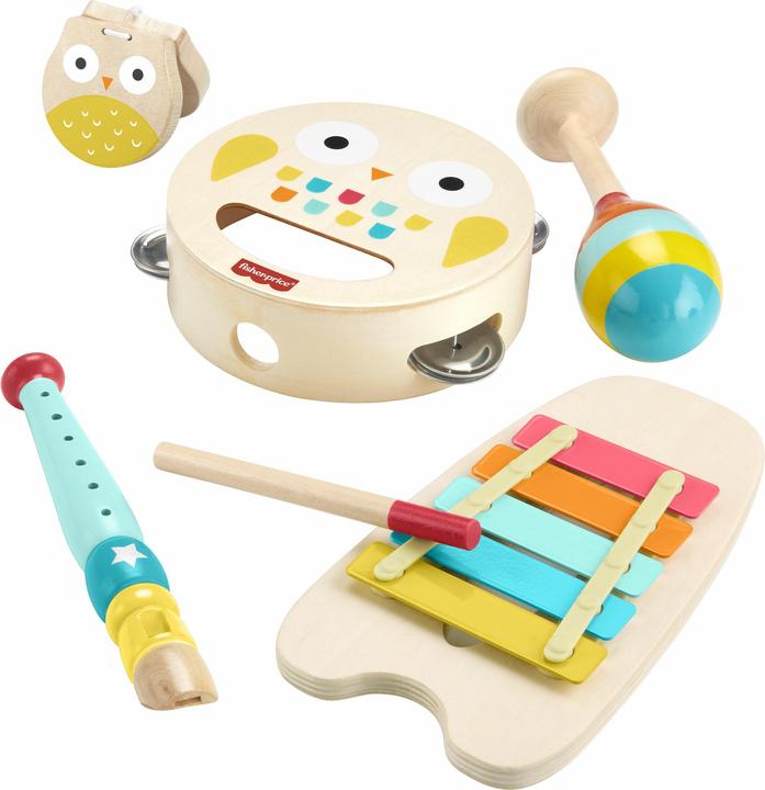Actual product image Fisher-Price wooden music set (Multilingual)
