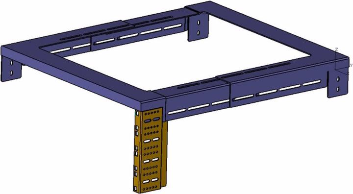 Actual product image Adam Hall 87700 19" Shock (Accessories)