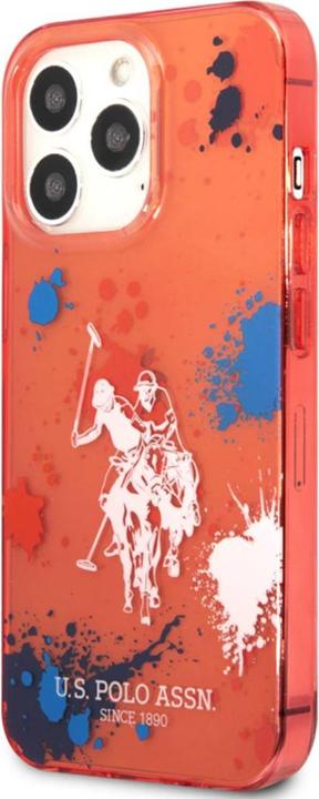 Produktbild U.S. Polo H3459 Splatter Horse Case (Apple iPhone 14 Pro Max)