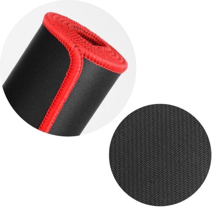Image du produit OEM Other Computer Accessory Gaming mousepad 300 x 240 x 3 mm black with red stitching