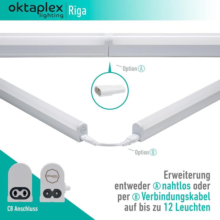 Image du produit Oktaplex lighting Riga LED-Unterbauleuchte (1270 lm)