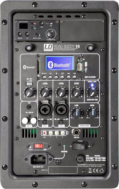 Actual product image LD Systems ROADBUDDY 10 HS B5 Battery Powered Bluetooth Speaker