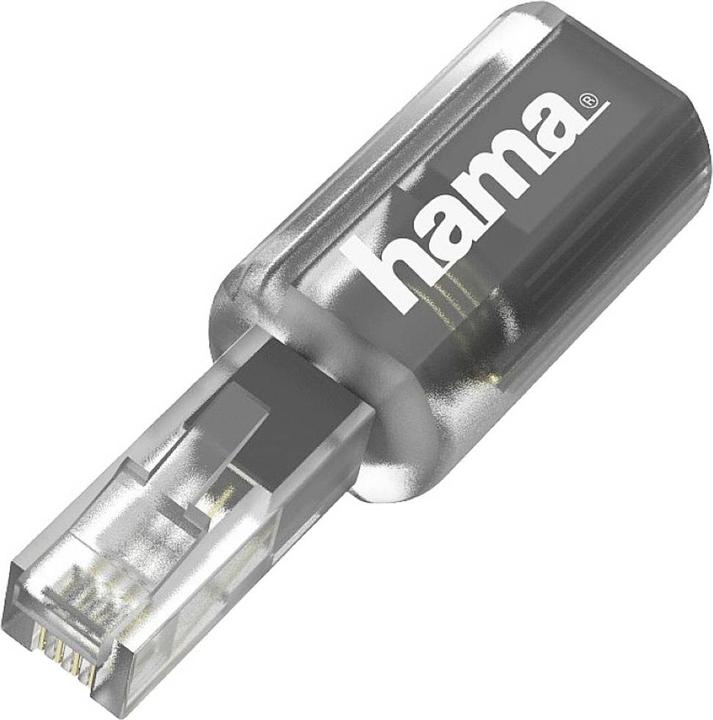 Actual product image Hama Anti-twist adapter, transparent/black