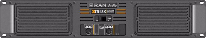 Actual product image Ram Audio XTR-18K PA power amplifier (Final stage)