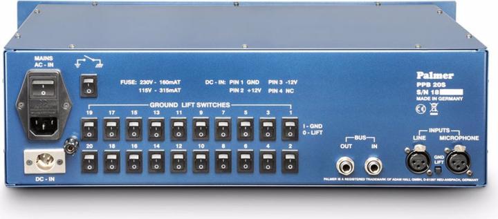 Actual product image Palmer Audio PB 20 S Press splitter 10 (Splinters)