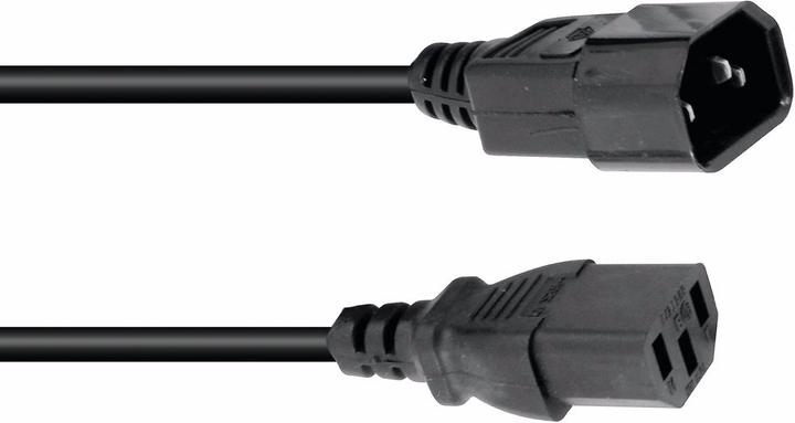 Produktbild Omnitronic Kaltgeräte Verlängerung 3x0,75 1,5m sw (1.50 m)