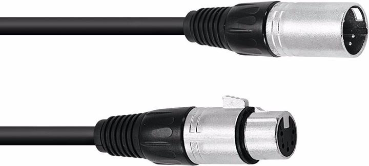 Actual product image Omnitronic XLR cable 5pin 1,5m sw (1.50 m, XLR)