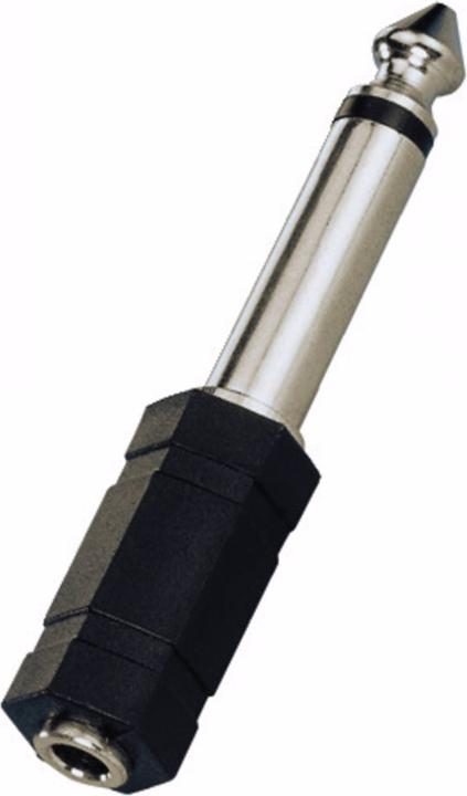 Actual product image Monacor Transition 6.3mm mono M / 3.5mm mono F