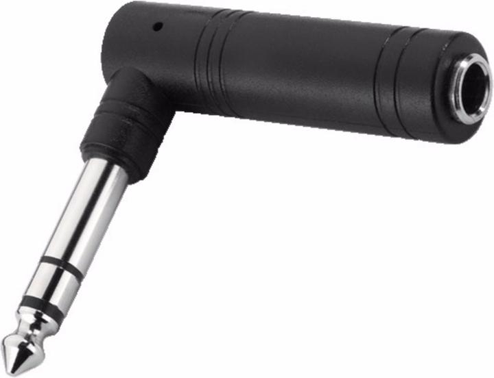 Monacor Winkeladapter 6.3mm Kinken f - 6.3mm Klinken m