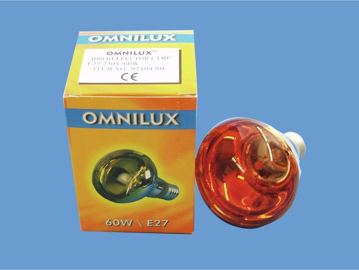 Produktbild Omnilux R80 230V/60W E-27 orange (E27)
