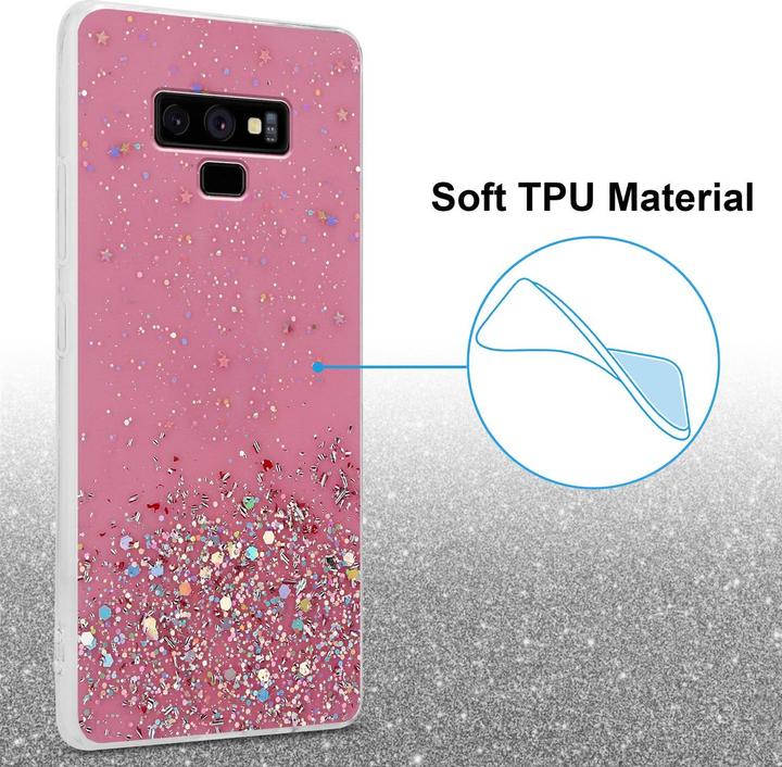 Image du produit Cadorabo Couverture TPU paillettes scintillantes (Samsung Galaxy Note 9)