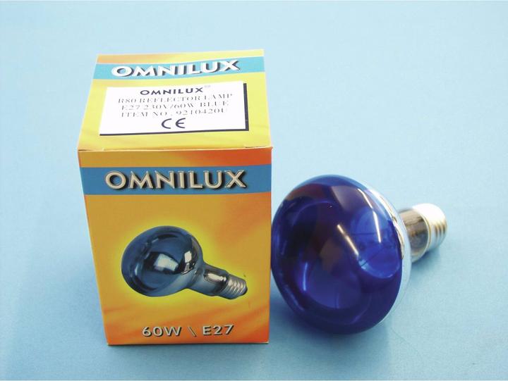 Produktbild Omnilux R80 230V/60W E-27 blau (E27)