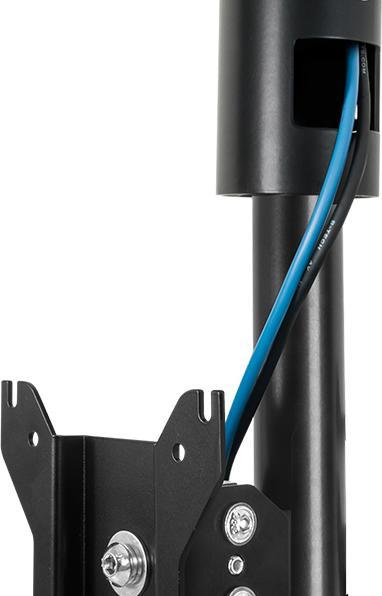 Immagine prodotto Btech B-TECH Flat Screen Ceiling / Desk Mount with Tilt & Swivel (VESA 100) - 1m Ø50mm Pole BT7553-100/BC (Soffitto, 28", 23 kg)