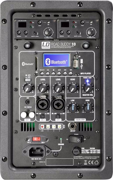 Actual product image LD Systems ROADBUDDY 10 BPH 2 Battery Powered Bluetooth Speaker