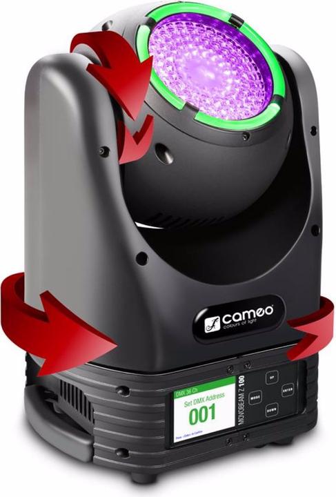 Actual product image MOVO BEAM Z100 Beam Moving (Bar mounted)