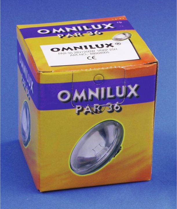 Actual product image Omnilux PAR-36 28V/250W VNSP 25h (250 W)